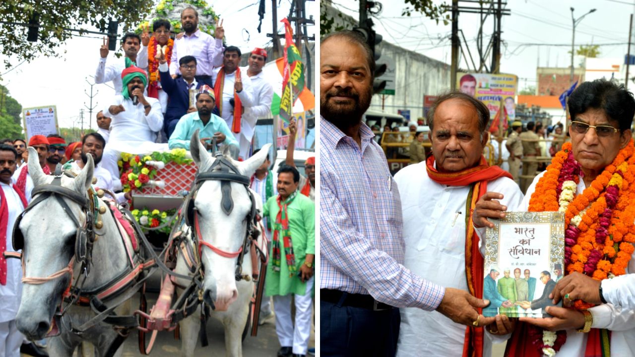 Kanpur: अकबरपुर से सपा नेता राजाराम पाल ने कराया नामांकन; कांग्रेस के आलोक मिश्र ने दो सेट और किये दाखिल 