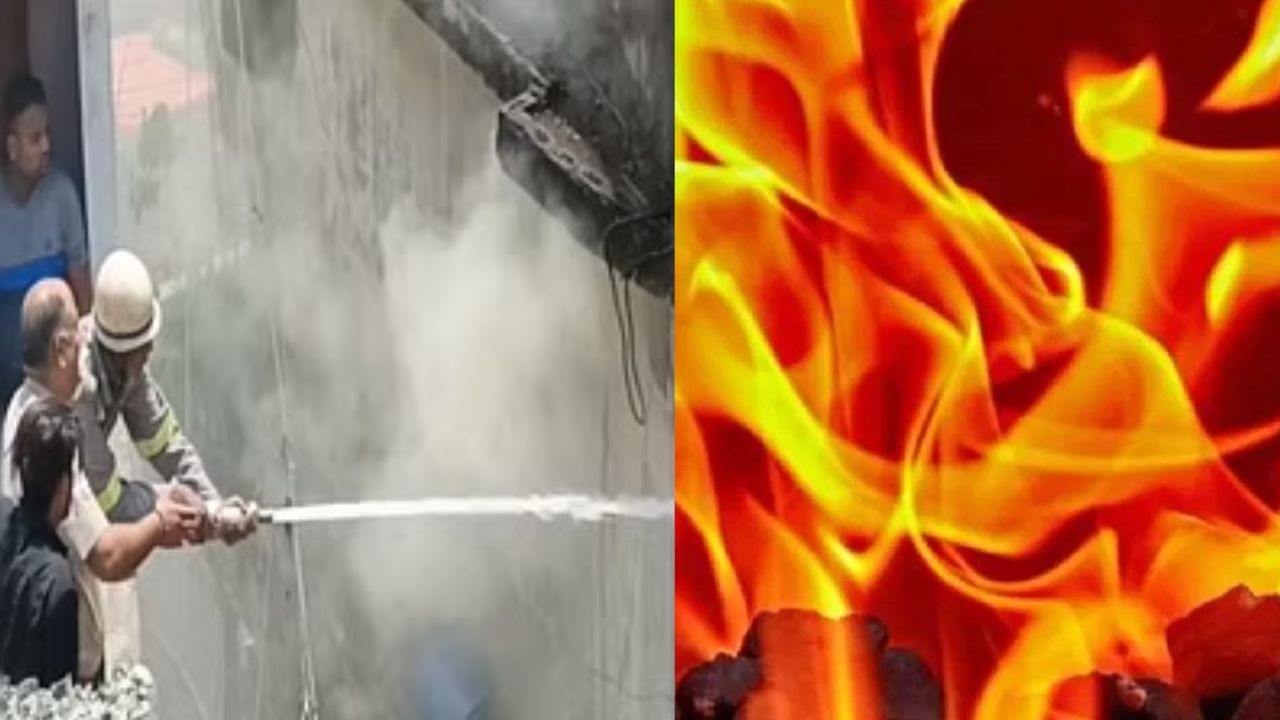 मेरठ: बजाज के फोम गोदाम में लगी आग से मची अफरा तफरी, फायर ब्रिगेड ने दो घंटे में पाया काबू