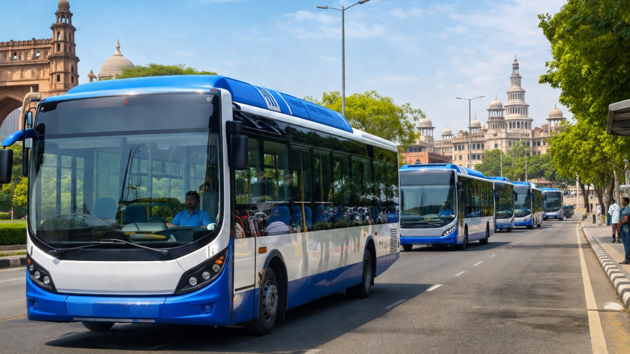 UP Transport Update: दिसंबर से बदलेगी यूपी के शहरों की सवारी, 18 शहरों में दौड़ेंगी 1225 AC इलेक्ट्रिक बसें, लखनऊ को सबसे बड़ा तोहफा UP Transport Update: दिसंबर से बदलेगी यूपी के शहरों की सवारी, 18 शहरों में दौड़ेंगी 1225 AC इलेक्ट्रिक बसें, लखनऊ को सबसे बड़ा तोहफा