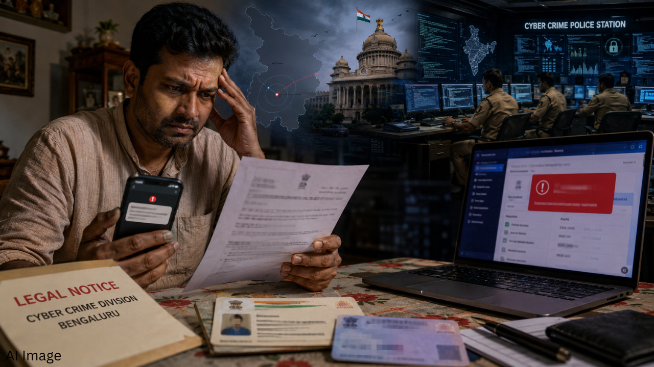 बेंगलुरु से आई साइबर नोटिस ने खोला फर्जी बैंक खाते का राज, हरदोई के युवक के दस्तावेजों से खुला अकाउंट बेंगलुरु से आई साइबर नोटिस ने खोला फर्जी बैंक खाते का राज, हरदोई के युवक के दस्तावेजों से खुला अकाउंट