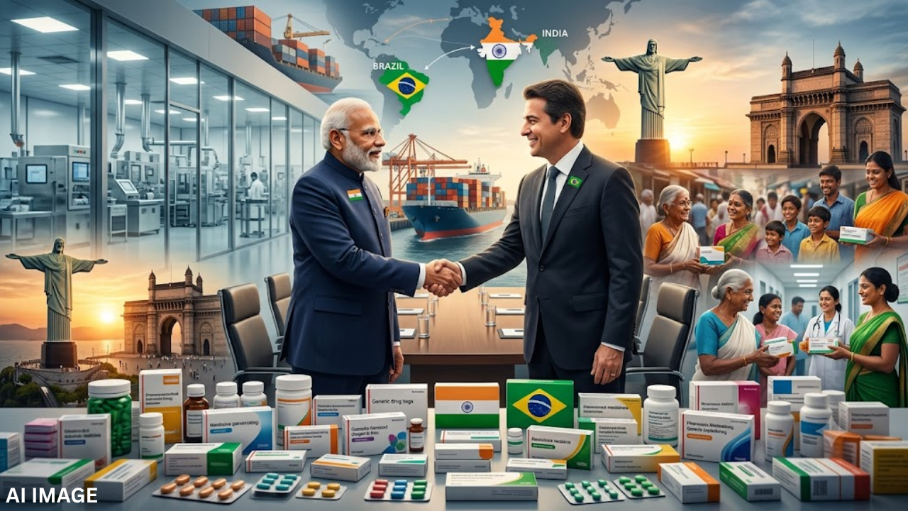 India Brazil Pharma Trade: सस्ती दवाओं से लेकर 30 अरब डॉलर के व्यापार तक, भारत-ब्राजील की इस डील में क्या है खास? India Brazil Pharma Trade: सस्ती दवाओं से लेकर 30 अरब डॉलर के व्यापार तक, भारत-ब्राजील की इस डील में क्या है खास?