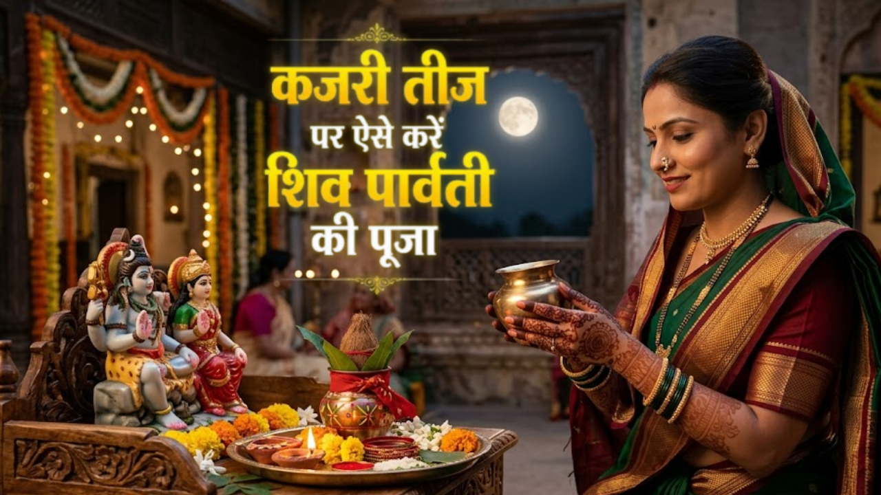Kajari Teej 2026: 31 अगस्त को कजरी तीज, जानें शिव-पार्वती पूजा विधि, व्रत कथा और चंद्रमा को अर्घ्य देने का तरीका