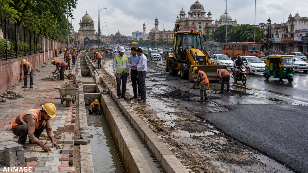 Lucknow News: नगर निगम 68.67 करोड़ से बदलेगा शहर की सूरत, सड़क-नाली और इंटरलॉकिंग पर होगा काम Lucknow News: नगर निगम 68.67 करोड़ से बदलेगा शहर की सूरत, सड़क-नाली और इंटरलॉकिंग पर होगा काम