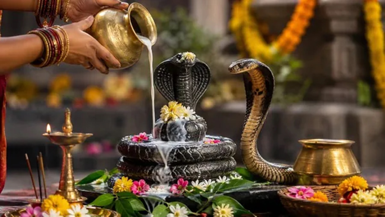 Nag Panchami 2026 : नाग पंचमी कल, बन रहा सावन सोमवार का खास संयोग; जानें पूजा मुहूर्त और राहुकाल Nag Panchami 2026 : नाग पंचमी कल, बन रहा सावन सोमवार का खास संयोग; जानें पूजा मुहूर्त और राहुकाल