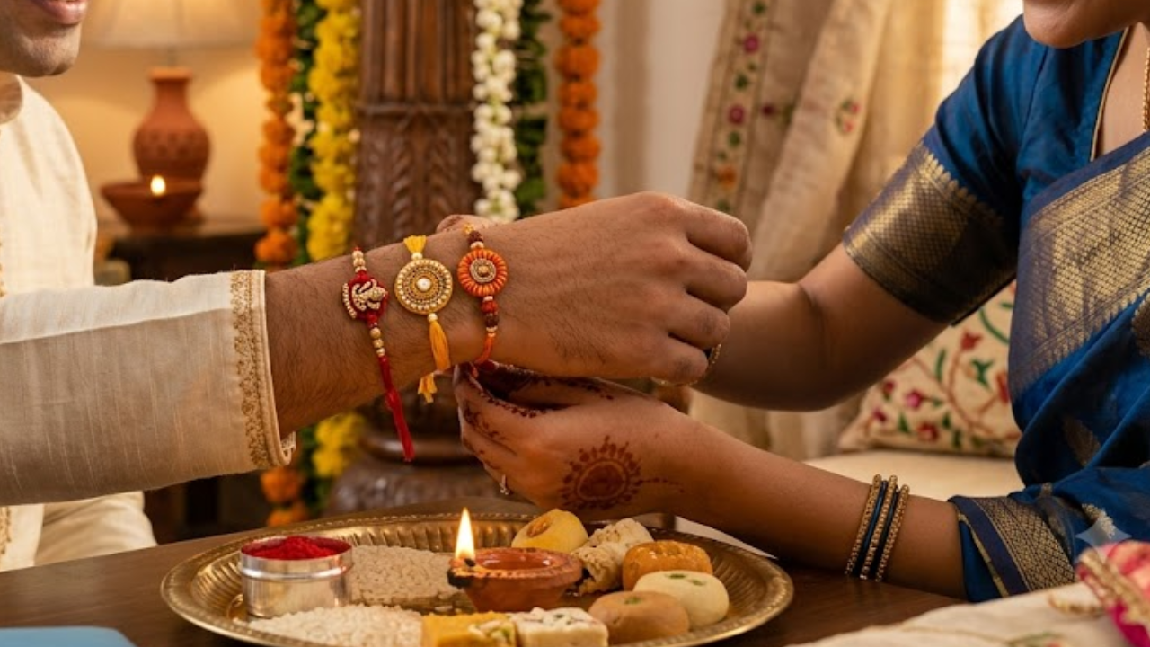 Raksha Bandhan 2026: लाल, पीली या केसरिया… किस रंग की राखी बांधना माना जाता है शुभ? जानें धार्मिक महत्व Raksha Bandhan 2026: लाल, पीली या केसरिया… किस रंग की राखी बांधना माना जाता है शुभ? जानें धार्मिक महत्व