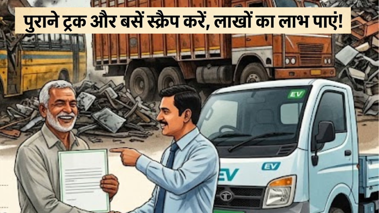 पुराना ट्रक-बस हटाइए और पाइए लाखों का फायदा! UP के 8 जिलों में लागू हुई ये खास योजना
