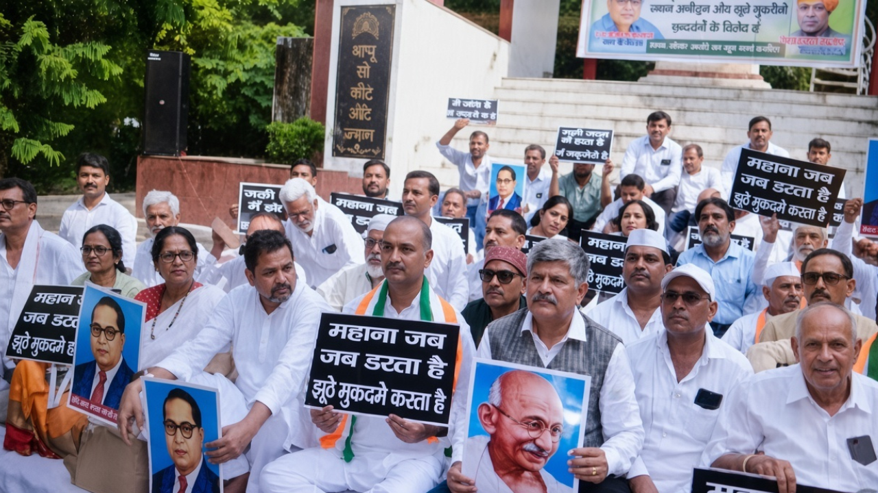 सतीश महाना के खिलाफ कांग्रेस का हल्लाबोल, फूलबाग में धरना; झूठे मुकदमों से लेकर भ्रष्टाचार तक लगाए गंभीर आरोप सतीश महाना के खिलाफ कांग्रेस का हल्लाबोल, फूलबाग में धरना; झूठे मुकदमों से लेकर भ्रष्टाचार तक लगाए गंभीर आरोप