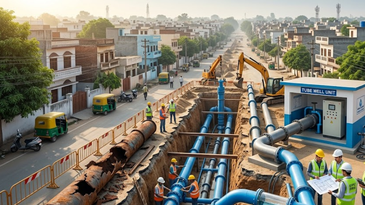 ​70 साल पुरानी पाइपलाइन से मिलेगी निजात! लखनऊ छावनी के 75 हजार घरों में सुधरेगी पानी की सप्लाई