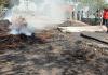 लखीमपुर खीरी: शार्ट सर्किट से चखरा में लगी आग, छह घर जलकर खाक 
