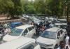 राजनाथ के नामांकन से पहले लखनऊ में  ट्रैफिक जाम, लोगों को बदलना पड़ा रूट 
