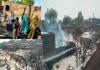 बाराबंकी: भीषण अग्निकांड में में लाखों की गृहस्थी स्वाहा, फायर ब्रिगेड की लापरवाही फिर पड़ी भारी