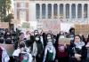 Israel–Hamas war : अमेरिका में गाजा संघर्ष को लेकर छात्रों का प्रदर्शन, बड़े पैमाने पर गिरफ्तारियां 