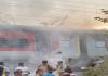 Video: कुंभ एक्सप्रेस के पहियों से उठा धुआं, रोकी गई ट्रेन-कूद कर भागे यात्री