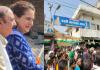 अमेठी: प्रियंका गांधी के रोड शो में उमड़ा जनसैलाब, कांग्रेस प्रत्याशी को वोट देने की अपील