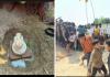 Kanpur: ग्राम सभा की जमीन में निकला शिवलिंग, लोगों में बना आस्था का प्रतीक, ढोल की थाप पर थिरके भक्त