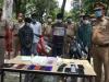 शाहजहांपुर: अंतरजनपदीय गिरोह के चार लुटेरे गिरफ्तार, मोबाइल, बाइक, नगदी बरामद