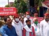 अयोध्या: कृषि विधेयकों के विरोध में समाजवादी पार्टी ने किया प्रदर्शन