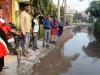 बरेली: जलभराव से सर्वोदयनगर के लोगों को बना खतरा, अफसर मौन