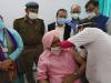 रामपुर : जल शक्ति राज्यमंत्री बलदेव सिंह औलख ने लगवाई कोविड वैक्सीन
