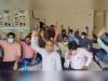 लखनऊ: जूनियर इंजीनियर के निलंबन के विरोध में अवर अभियंताओं का प्रदर्शन