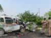 सड़क हादसा: हरदोई में मैजिक और ट्रक में हुई भिड़ंत, चालक सहित दो की मौत
