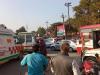 बाराबंकी: सपा कार्यकर्ताओं की लापरवाही से लगा जाम, घंटों फंसी रही एंबुलेंस