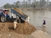 रामपुर : लालपुर के अस्थाई पुल का निर्माण कार्य शुरू