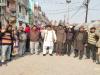 रामपुरः पानी की किल्लत को लेकर नगर पालिका के खिलाफ प्रदर्शन