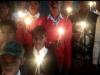 हरदोई: पुलवामा के वीर शहीदों को कैंडल जलाकर दी श्रद्धांजलि