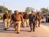 बहराइच: मतगणना को लेकर पैरा मिलिट्री फोर्स के साथ पुलिस ने गांवों में किया फ्लैग मार्च