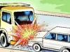 मध्यप्रदेश: ट्रक ने सड़क किनारे खड़े दो वाहनों को रौंदा, तीन लोगों की मौत, दो घायल