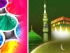 मुरादाबाद : रंग-अबीर से भगवान को किया नमन, रोशनी से अल्लाह की इबादत