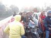 सीतापुर: जर्जर पुल से गुजर रहे भारी वाहन, लग रहा जाम, जिम्मेदार कर रहे अनदेखा