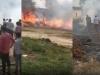 बांदा: 45 बीघे सरसों की फसल जलकर हुई खाक, कड़ी मशक्कत के बाद आग पर पाया काबू