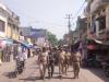 बहराइच: नानपारा के अति संवेदनशील इलाके में SSB और पुलिस ने किया फ्लैग मार्च