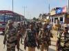 बाराबंकी: एमएलसी चुनाव को लेकर पुलिस और अर्धसैनिक बलों ने किया फ्लैग मार्च, लोगों से की शांति की अपील