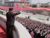दादा के सम्मान में परेड में शामिल हुए उत्तर कोरिया के नेता किम जोंग उन