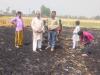 सीतापुर: अज्ञात कारणों से लगी भीषण आग, दो एकड़ फसल जलकर हुई राख