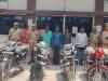 बाराबंकी: बाइक चोर गिरोह का पर्दाफाश, छह चोरी की मोटरसाइकिल के साथ चार गिरफ्तार
