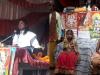 बाराबंकी: श्रीमद् भागवत कथा में प्रस्तुत की गई रुक्मणी विवाह की झांकी, भक्तों ने धूमधाम से निकाली बारात