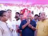 बिहार: मंच टूटा, बाल-बल बचे उपमुख्यमंत्री तारकिशोर प्रसाद