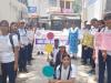 बरेली: यातायात नियमों के प्रति जागरूक करने के लिए छात्राओं ने निकाली रैली