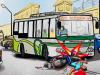 बाजपुर: टूरिस्ट बस की टक्कर से बाइक सवार की मौत