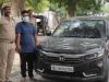 हरदोई: कछौना पुलिस ने होंडा अमेज कार के साथ शातिर चोर को किया गिरफ्तार