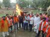 अयोध्या: उदयपुर हत्याकांड को लेकर हिन्दू संगठनों ने फूंका पुतला, संतों में भी आक्रोश
