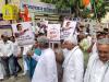 कांग्रेस ने सोनिया को समन के विरोध में जयपुर में निकाला पैदल मार्च