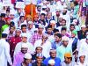 अजमेर के किशनगढ़ में पैगंबर मोहम्मद पर बयानबाजी के विरोध में निकाला गया मौन जुलूस