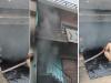 मुरादाबाद : कोरियर कंपनी के गोदाम में आग लगने से मची अफरा-तफरी, लाखों की क्षति