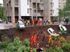 भारी बारिश का तांडव जारी, पुणे में आवासीय ढांचे का हिस्सा गिरा, चार लोग घायल