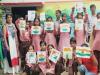 मुरादाबाद : बच्चों ने तिरंगे की शान बढ़ाने के लिए बनाई कलाकृतियां